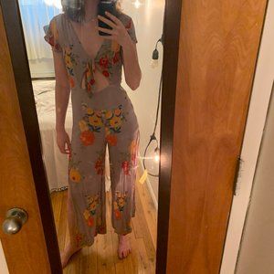 Woodstock Jumpsuit Side-Slit